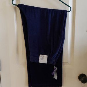 NWT Catherine's Navy Velour Jogging Pants.  Size OX  14W/16W